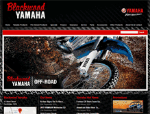Tablet Screenshot of blackwoodyamaha.co.nz